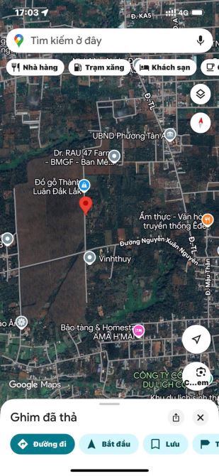 Đất mặt tiền đường Buôn Krong A - phường Tân An - 2 oto tránh nhau - Thích hợp mua  để dàn - 2