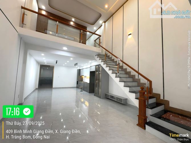 Bán nhà thiết kế hiện đại xã Giang Điền cũ(xã Trảng Bom mới) 2ty150 gần kcn, kdl TGĐ. - 2