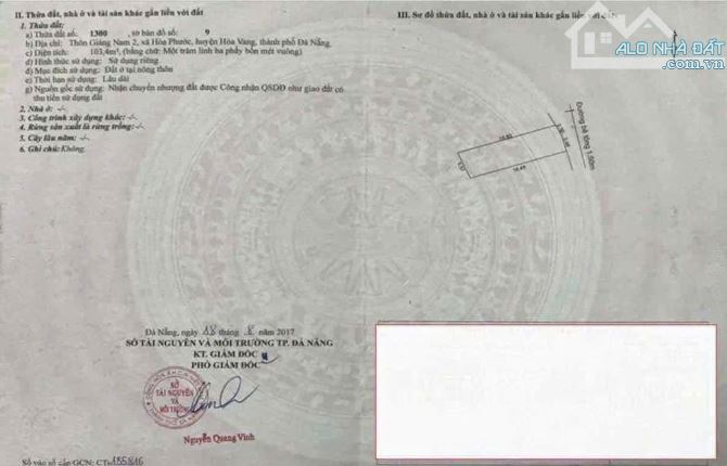 📌📌📌LÀM VIỆC TRỰC TIẾP GIÁ TỐT !!! Bán lô thôn giáng nam 2 hòa phước - 2