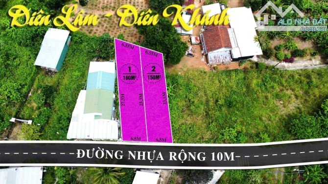 💥Cần b.án gấp 2 lô Full thổ nằm ngay U.B DIÊN ĐỒNG cũ nay là Diên Lâm💥 - 3