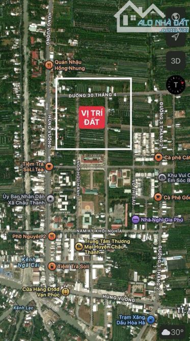 Bán 3847m2 Đất 2 mặt tiền, ngay trung tâm thị trấn Ngã Sáu, Hậu Giang cũ - 3