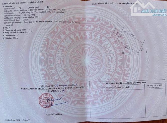 nhỉnh 3 tỷ cho lô đất tại kim ngưu, tân tiến đường 4m ô tô thông cạnh trường bách khoa - 3