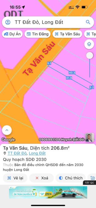 🏡 BÁN ĐẤT MẶT TIỀN ĐƯỜNG TẠ VĂN SÁU (QUY HOẠCH SỐ 2) – TRUNG TÂM THỊ TRẤN ĐẤT ĐỎ, BRVT - 3