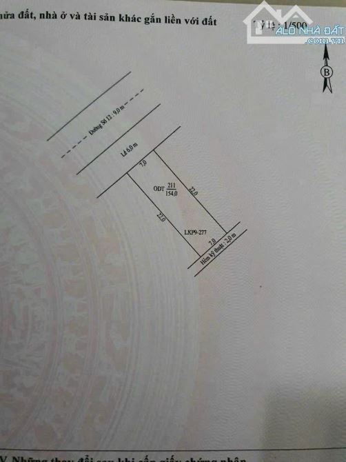 Bán cặp nền ds 12 cồn khương dt 308m2 giá 6.1ty nền - 3