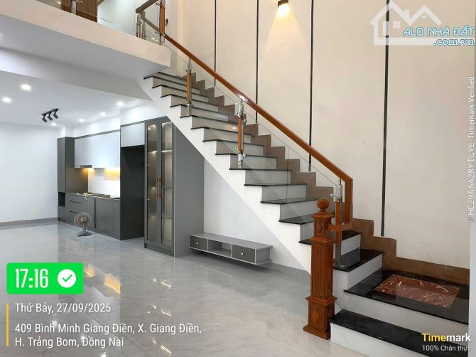 Bán nhà thiết kế hiện đại xã Giang Điền cũ(xã Trảng Bom mới) 2ty150 gần kcn, kdl TGĐ. - 3