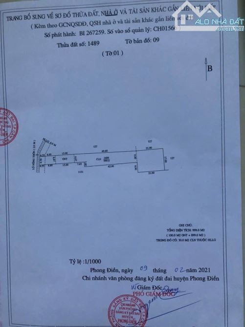 1 Công đất lộ oto 5m, cách QL 61C 300m - 2