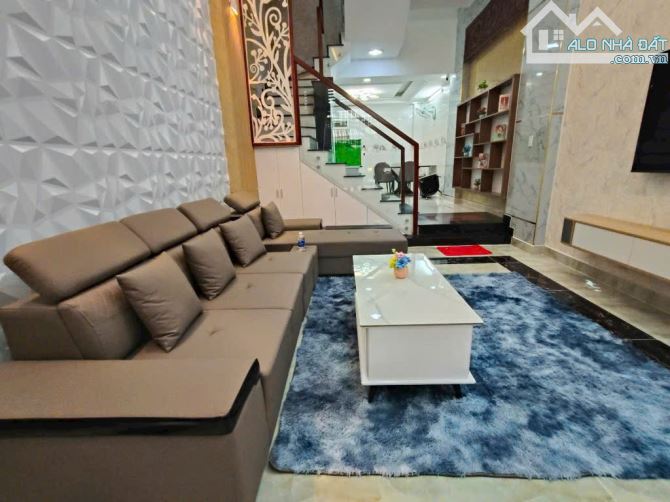 NHÀ 4 TẦNG - HẺM Ô TÔ - KHU PHÂN LÔ XÂY FULL 50 M2. - 3