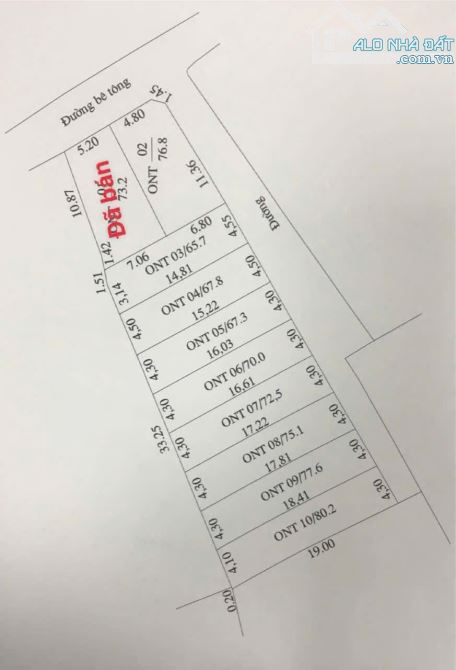Bán 66m tại Đông tảo Xã Hoàn Long cực khuôn đẹp. Chỉ 1,975 tỷ. Oto đỗ cửa - 4