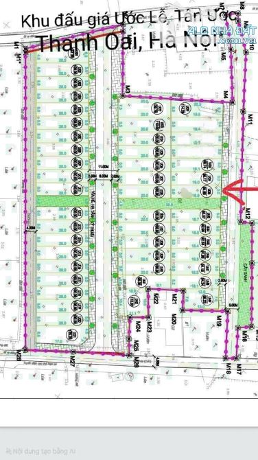 BÁN ĐẤT ĐẤU GIÁ PHÂN LÔ VỈA HÈ ƯỚC LỄ THANH OAI HÀ NỘI - 5