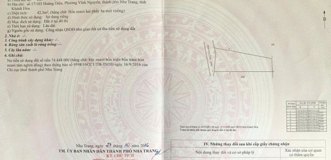 Duy nhất 1 căn nhà dưới 3tỷ, hẻm 17 Hoàng Diệu Thông Dã tượng dt 42,3m2, cách biển 300m - 6