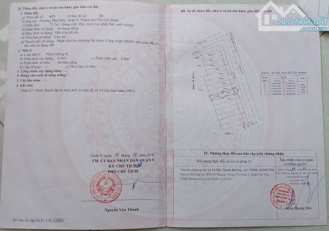 Nhà mặt tiền đường 970 - Nguyễn Duy Trinh, P. Phú Hữu.Q9 - 8