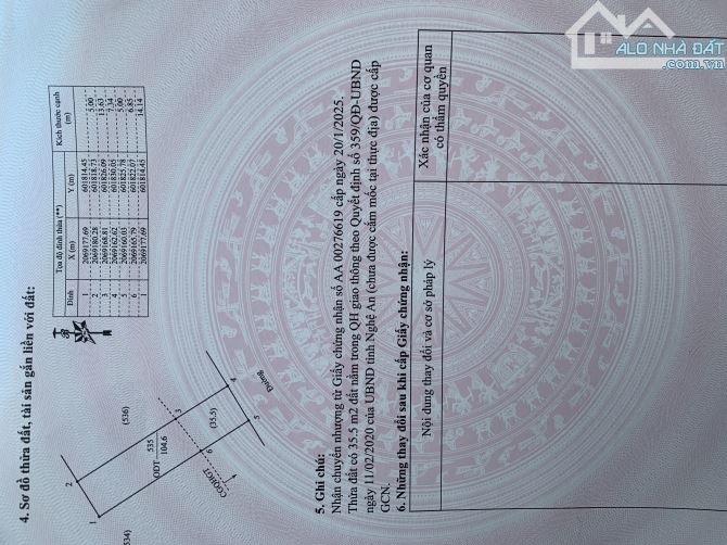 Bán đất mặt đường Nguyễn Trọng Thường - P Hưng Lộc TP Vinh - 2