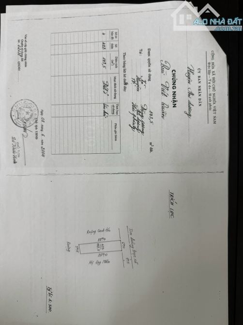 Bán lô 143m2 mặt trục chính Đặng Cương, An Dương cách chợ Minh Kha 400m - 1