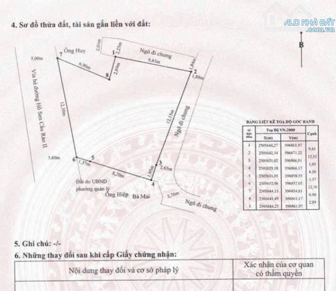 Mặt Đường HỒ SEN 161m2 - Mặt tiền: 12,3m  - Vuông vắn; 3 mặt thoáng; vị trí đẹp