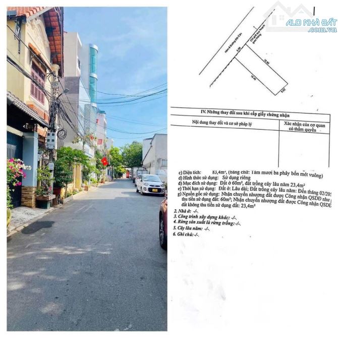 💥 BÁN LÔ ĐẤT ĐẸP ĐƯỜNG ĐỘI CẤN VŨNG TÀU - 5x17 VUÔNG VẮN - HẺM RÔNG 6M GIÁ 7.2 TỈ TL