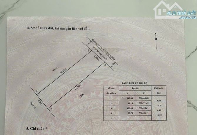 🍀Bán lô đất tdc Đồng Ninh, Đông Khê, Hải Phòng - Dtmb: 65,5m2, ngang 4m, đường rộng 12m,