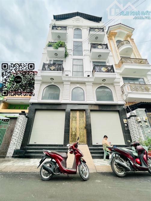 Căn hộ dịch vụ KDC Lý Chiêu Hoàng - 6 tầng - 8m x 20m - Dòng tiền 1 tỷ/ năm