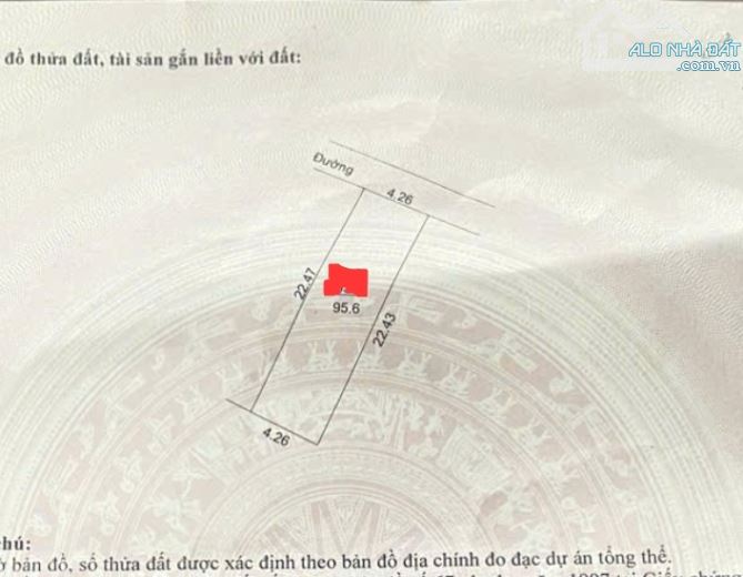 ✨️ Tổ 9- TT Quang Minh- Mê Linh- HN 📕 S=96m.ful thổ cư-💰=4xtr/m 🌻 Mt =Hậu=4,3m vuông vắ