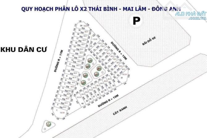 Bán đất đấu giá Mai Lâm,Đông Anh,80m2,kinh doanh,hàng xóm Vinhomes, triển lãm quốc gia