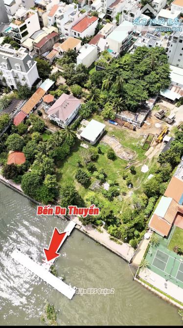 Bán Đất Xây Biệt Thự MT Sông Sài Gòn,Q2 DT:3637m2-Ngang MT Sông 52m-Đã Có GPXD Hầm 5 Tầng - 1
