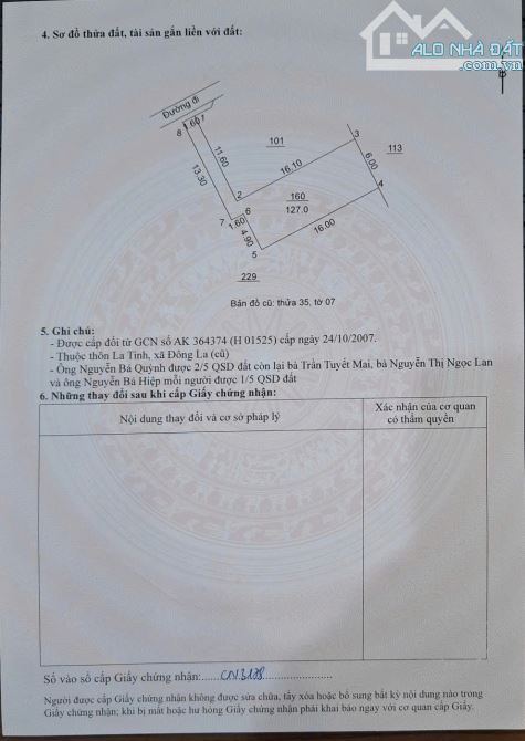 Bán đất La Tinh 2 đường đi lên Ỷ La Dương Nội vị trí đẹp giá hợp lý - 2