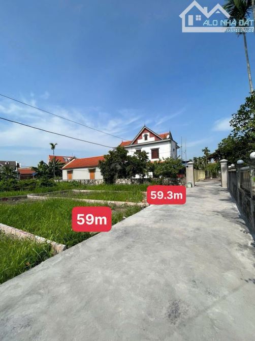Siêu rẻ lô đất 59m ngay tđc Áp Tràn ngõ ô tô giá chỉ nhô 2 tỷ - 1