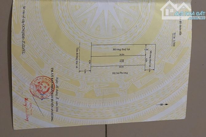 Bán lô 110m2 3 mặt thoáng trục chính Đặng Cương, An Dương kinh doanh đẹp - 1