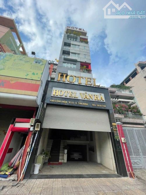Bán khách sạn hầm - 9 tầng MT Cộng Hòa, quận Tân Bình - thu nhập 300tr/tháng - 1