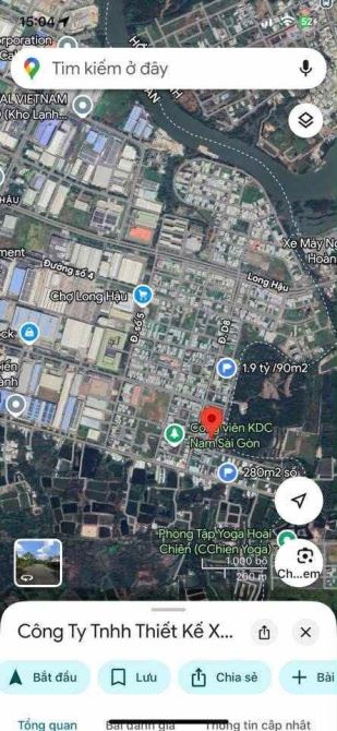 105M2 ĐẤT DÂN CƯ HIỆN HỮU NAM SÀI GÒN -LONG HẬU-ĐƯỜNG N11 GIÁ 2T950 TL - 1