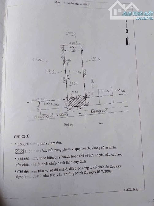 🧲🔴 NHÀ 2 TẦNG – 55,5m – NGANG HƠN 4,3x15m – GẦN LÊ THỊ RIÊNG – GIÁP GÒ VẤP – SHR – CHỈ 3 - 1