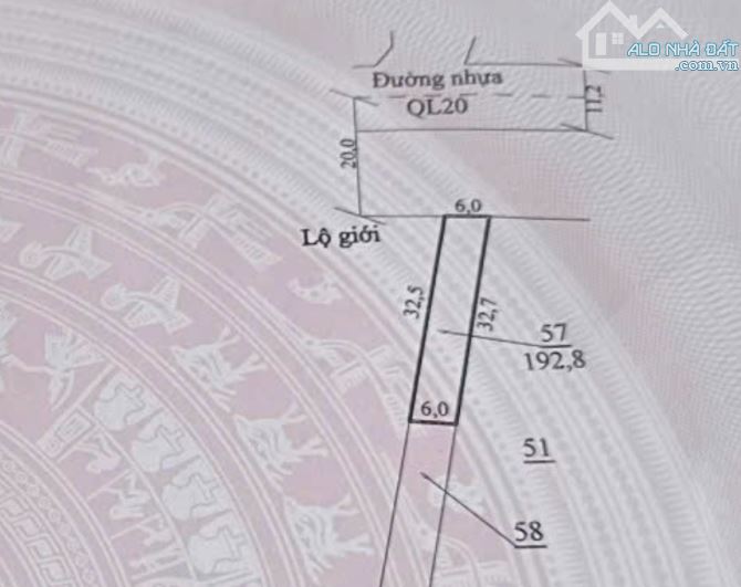 GIÁ SIÊU TỐT! Chị em cần bán mảnh đất mặt tiền Quốc Lộ 20, Lộc An Bảo Lâm Bảo Lộc. - 1