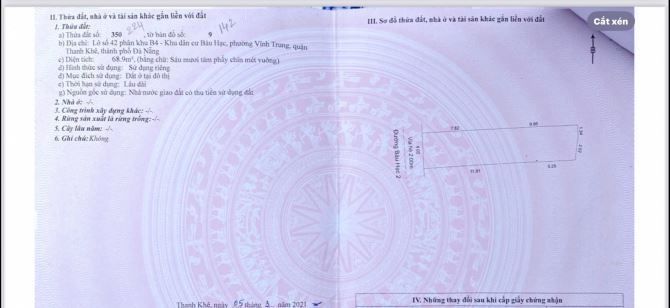 Đất mặt tiền Bàu Hạc 2 - TT Đà Nẵng - 2