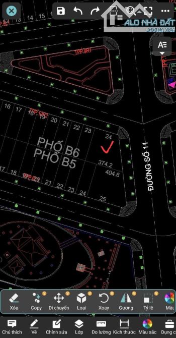 Bán Nền Đất Biệt thự Ocean Dunes Phan Thiết, dt 15 x 22m = 374m² Giá 36 tỷ - 2