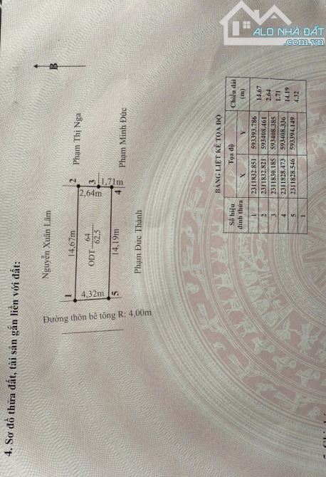 Bán lô đất TDP Sú phường Hoàng Lâm- TP Thuỷ Nguyên - 2