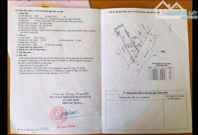 Bán lô đất hẻm xe hơi 234 Lê Đức Thọ, P.6, Gò Vấp - 2