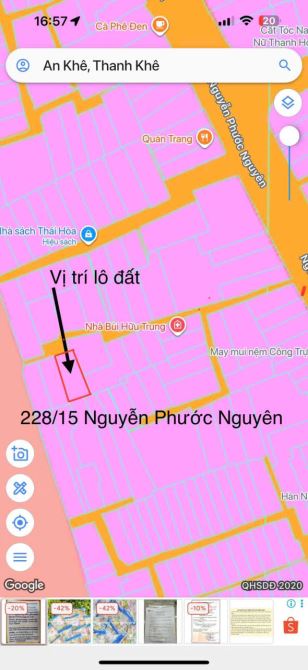 📌📌📌LÀM VIỆC TRỰC TIẾP GIÁ TỐT !!!bán lô đất kiệt 228 nguyễn phước nguyên - 2