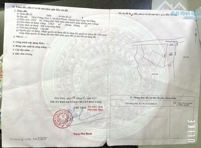 Lô Đất Đặc Biệt Xây Được 2 Cái Nhà Tại, Giáng Nam 2, Hoà Phước, gần chợ Mới Ba Xã, Ql1A - 2