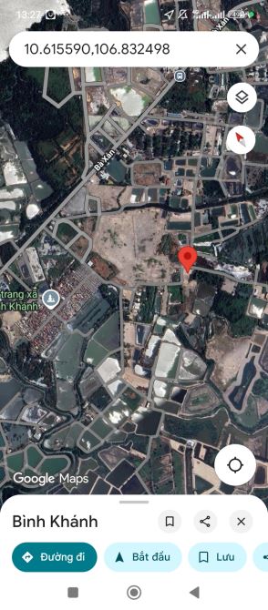 DT 1000m xã Bình bình khánh cần giờ, chỉ cách đường bà xán, 300m mặt tiền đường bê tông - 3