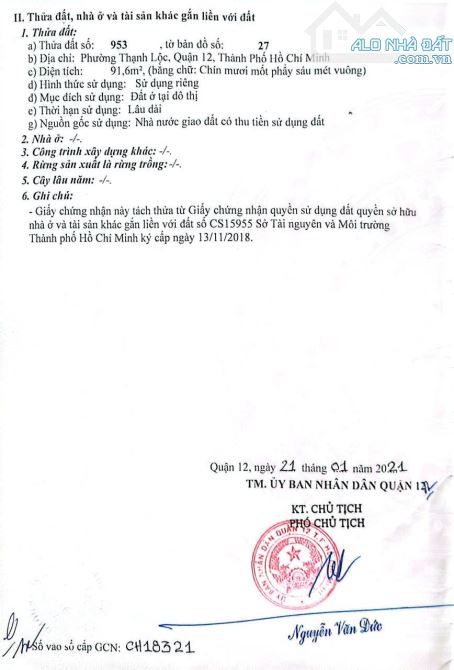 Bán đất hẻm xe hơi Thạnh Lộc 26, P. Thạnh Lộc, Quận 12 - 3