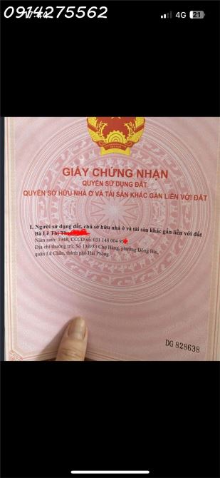 Cần bán lô đất MT đường nhựa DT 72,25m2 Phường Tân Thành, Dương Kinh, Hải Phòng - 3