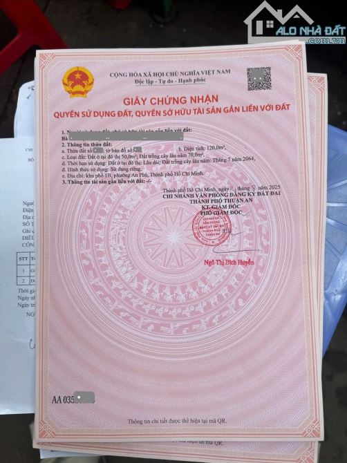 2,58Tỷ TL🔥Bán đất Rẻ 120m2_Ngang 6m_Gần đường An Phú 35, p.An Phú, Tp.Thuận An - 4