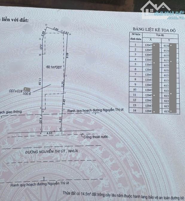 4,95Tỷ TL🔥Bán đất 100,6m2 MT kinh doanh đường Nguyễn Thị Út, p.Đông Hòa, Tp.Dĩ An - 4