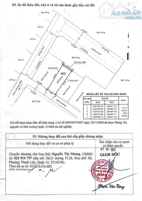 Bán đất hẻm xe hơi Thạnh Lộc 26, P. Thạnh Lộc, Quận 12 - 4