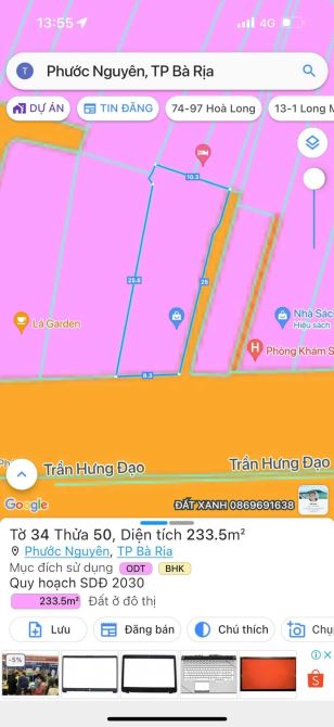 Mặt tiền kinh doanh đường Trần Hưng Đạo, trung tâm Tp Bà Rịa. - 4