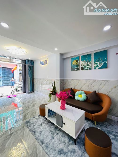 🌈 NHÀ 3LẦU MỚI HẺM XE TẢI , ĐƯỜNG NGUYỄN OANH , P17 , QUẬN - GV - 4