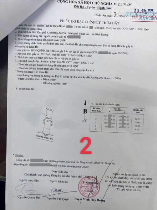 2,05Tỷ TL🔥Bán 3 lô đất đường An Phú 31, gần vòng xoay An Phú 500m, p.An Phú, Tp.Thuận An - 5