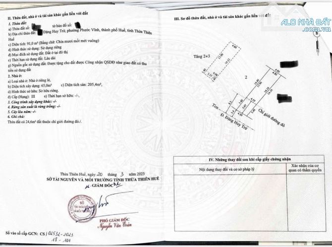 Bán nhà 03 tầng mặt tiền kinh doanh Đặng Huy Trứ, phường Phước Vĩnh, Tp.Huế giá rẻ - 5