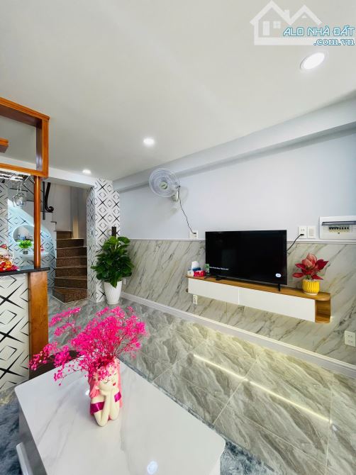 🌈 NHÀ 3LẦU MỚI HẺM XE TẢI , ĐƯỜNG NGUYỄN OANH , P17 , QUẬN - GV - 5