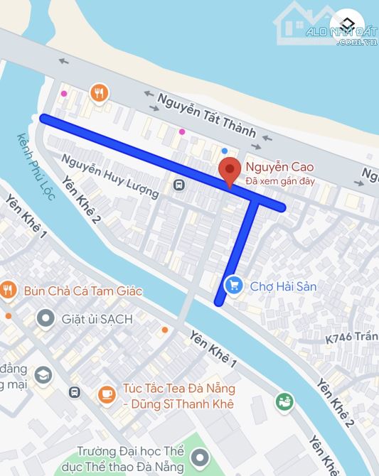 DUY NHẤT CĂN NHÀ 3 TẦNG MẶT TIỀN NGUYỄN CAO - THANH KHÊ. SÁT BIỂN . ĐỦ TIỆN ÍCH. NHỈNH 6tỷ - 6