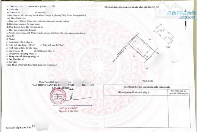 Bán nhà BIỆT THỰ KQH CẦU LIM - TP Huế - DT 293m2 (ngang 12M) - Chỉ 8,xx tỷ - 6